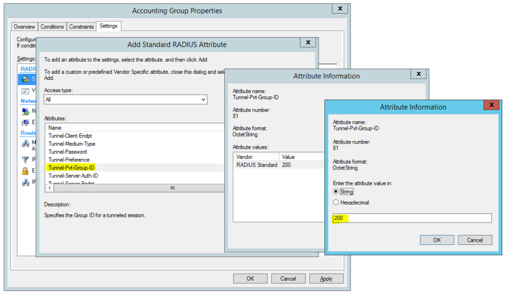 windows nps dynamic vlan assignment