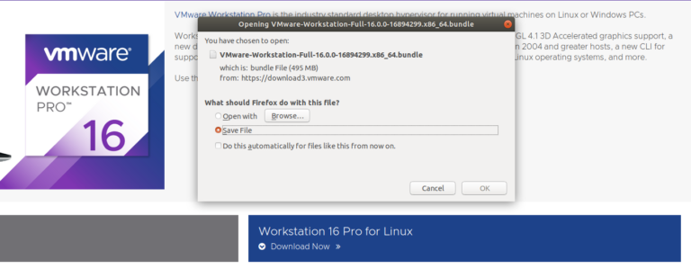 vmware workstation bundle download