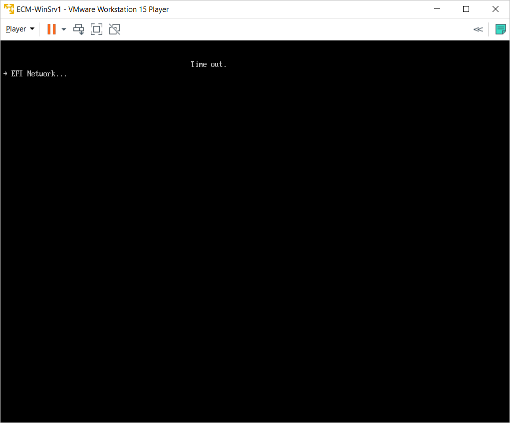 EFI Network Timeout